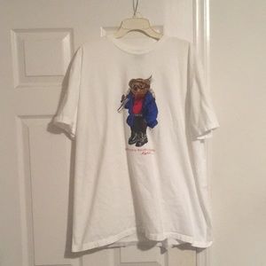 Vintage ski polo bear